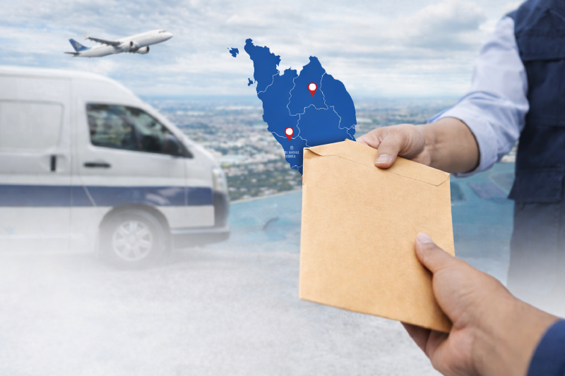 Fast document delivery service in Penang, Kuala Lumpur, Selangor and Johor Malaysia